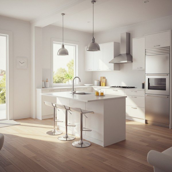 painted kitchen in Queensbury