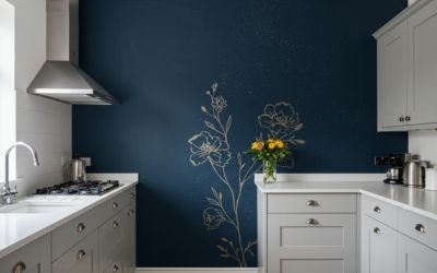 specialized-painting-service-Handeez-UK kitchen feature wall